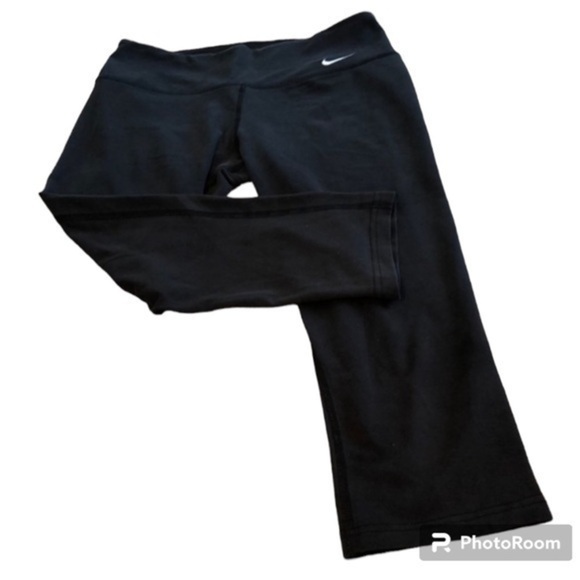 NIKE | DRI-FIT Capri Black Leggings - S - Picture 1 of 5